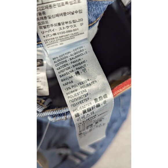 Levis SilverTab Women Jeans 25x26.5 High Waist Mom Jeans Tapered Relax Stretch - Picture 13 of 15